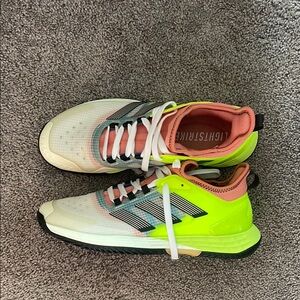Adidas Lightstrike M9 Neon Green Tennis Shoes
